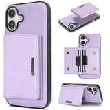 Kalebol Strong MagSafe Magnetic Two-Fold Card Bag Leather Phone Case, For iPhone 17 Pro Max, For iPhone 17 Pro, For iPhone 17, For iPhone Air