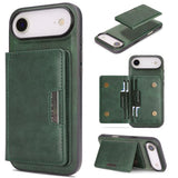 Kalebol Strong MagSafe Magnetic Two-Fold Card Bag Leather Phone Case, For iPhone 17 Pro Max, For iPhone 17 Pro, For iPhone 17, For iPhone Air