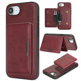 Kalebol Strong MagSafe Magnetic Two-Fold Card Bag Leather Phone Case, For iPhone Fold, For iPhone 18 Pro, For iPhone 18 Pro Max, For iPhone 17 Pro Max, For iPhone 17 Pro, For iPhone 17, For iPhone Air, For iPhone 17e / 16e