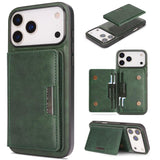 Kalebol Strong MagSafe Magnetic Two-Fold Card Bag Leather Phone Case, For iPhone Fold, For iPhone 18 Pro, For iPhone 18 Pro Max, For iPhone 17 Pro Max, For iPhone 17 Pro, For iPhone 17, For iPhone Air, For iPhone 17e / 16e