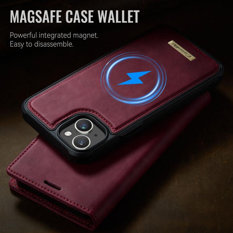 CaseMe C49 MagSafe RFID Blocking Detachable Wallet Leather Phone Case, For iPhone 13, For iPhone 12 / 12 Pro, For iPhone 12 Pro Max, For iPhone 11 Pro Max, For iPhone 11, For iPhone 11 Pro