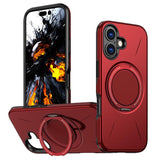 Kalebol Magnetic MagSafe Rotation Holder PC Phone Case, For iPhone Air, For iPhone 16 Pro Max, For iPhone 16 Pro, For iPhone 16 Plus, For iPhone 16, For iPhone 15 Pro Max