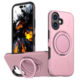 Kalebol Magnetic MagSafe Rotation Holder PC Phone Case, For iPhone Air, For iPhone 16 Pro Max, For iPhone 16 Pro, For iPhone 16 Plus, For iPhone 16, For iPhone 15 Pro Max