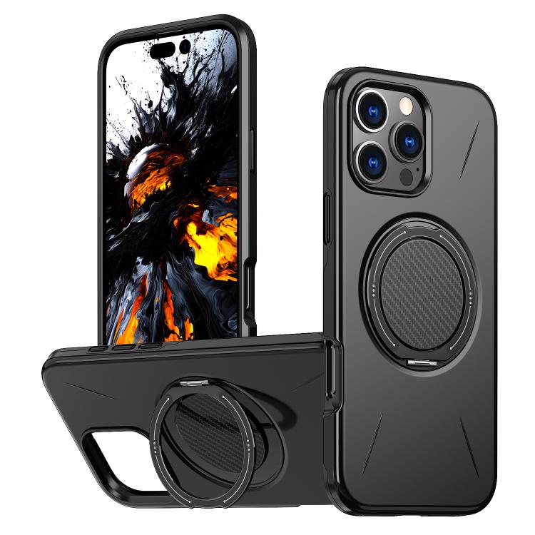 Kalebol Magnetic MagSafe Rotation Holder PC Phone Case, For iPhone 15 Pro, For iPhone 15, For iPhone 14, For iPhone 14 Pro, For iPhone 14 Pro Max, For iPhone 13 Pro Max