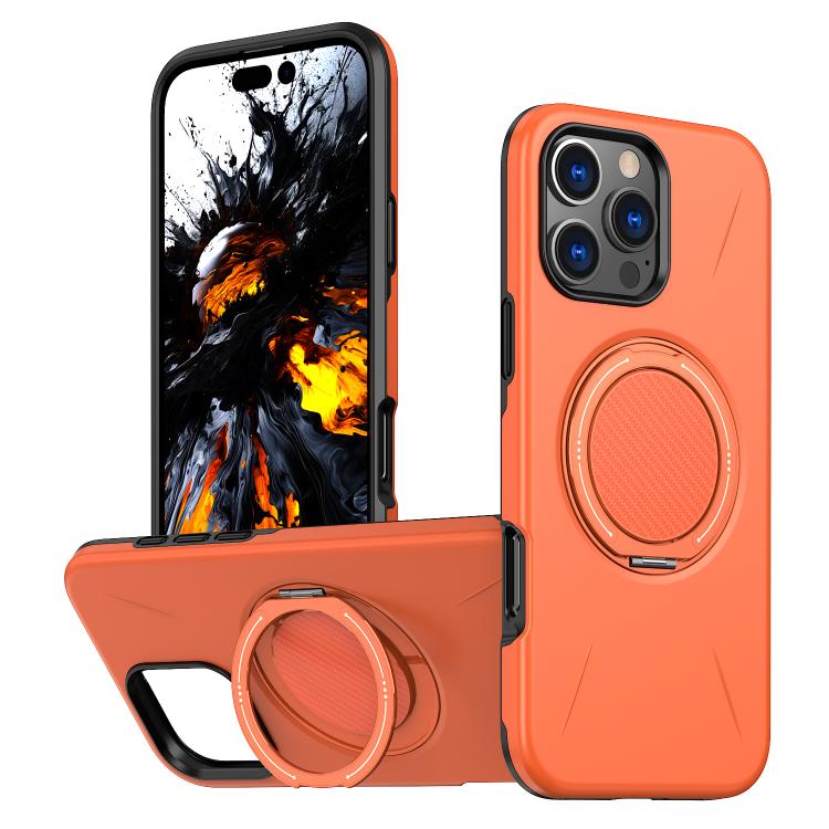 Kalebol Magnetic MagSafe Rotation Holder PC Phone Case, For iPhone 15 Pro, For iPhone 15, For iPhone 14, For iPhone 14 Pro, For iPhone 14 Pro Max, For iPhone 13 Pro Max