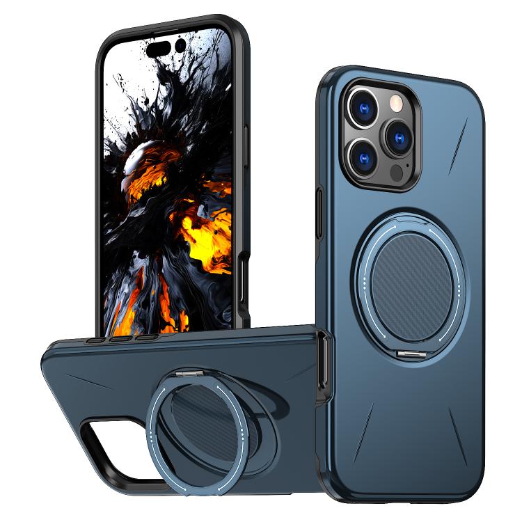 Kalebol Magnetic MagSafe Rotation Holder PC Phone Case, For iPhone 15 Pro, For iPhone 15, For iPhone 14, For iPhone 14 Pro, For iPhone 14 Pro Max, For iPhone 13 Pro Max