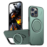 Kalebol Magnetic MagSafe Rotation Holder PC Phone Case, For iPhone 13 Pro, For iPhone 13