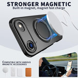 Kalebol Magnetic MagSafe Rotation Holder PC Phone Case, For iPhone Air, For iPhone 16 Pro Max, For iPhone 16 Pro, For iPhone 16 Plus, For iPhone 16, For iPhone 15 Pro Max