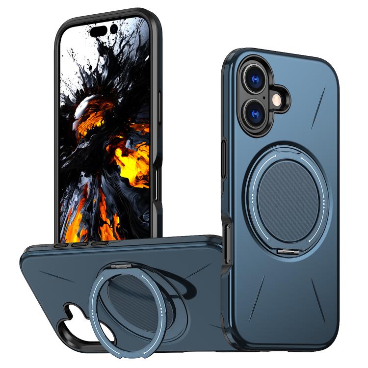 Kalebol Magnetic MagSafe Rotation Holder PC Phone Case, For iPhone Air, For iPhone 16 Pro Max, For iPhone 16 Pro, For iPhone 16 Plus, For iPhone 16, For iPhone 15 Pro Max