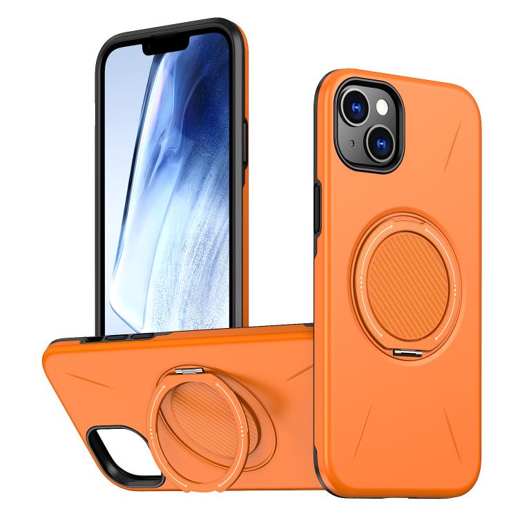 Kalebol Magnetic MagSafe Rotation Holder PC Phone Case, For iPhone 13 Pro, For iPhone 13