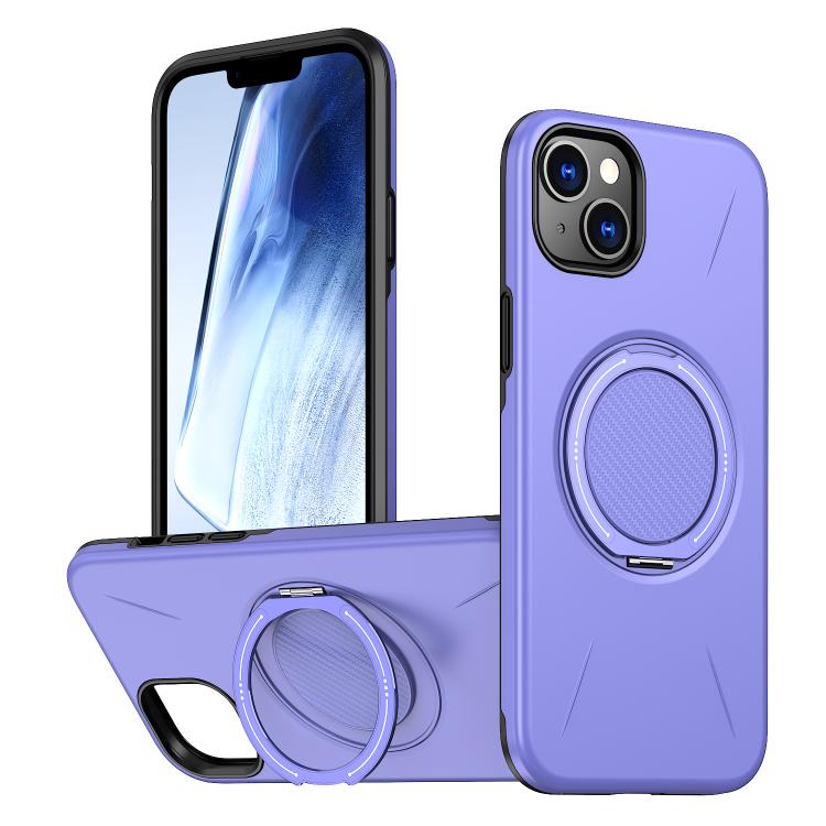 Kalebol Magnetic MagSafe Rotation Holder PC Phone Case, For iPhone 13 Pro, For iPhone 13
