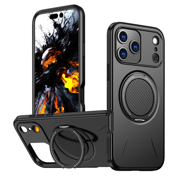 Kalebol Magnetic MagSafe Rotation Holder PC Phone Case, For iPhone 18 Pro, For iPhone 18 Pro Max, For iPhone 17e / 16e, For iPhone 17 Pro Max, For iPhone 17 Pro, For iPhone 17