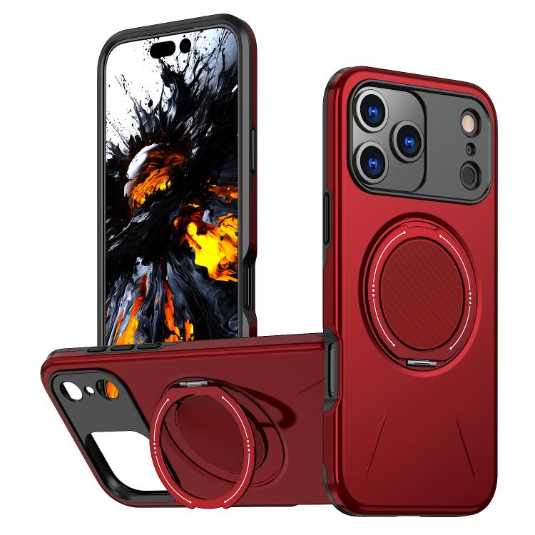 Kalebol Magnetic MagSafe Rotation Holder PC Phone Case, For iPhone 18 Pro, For iPhone 18 Pro Max, For iPhone 17e / 16e, For iPhone 17 Pro Max, For iPhone 17 Pro, For iPhone 17