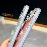Diamond Glitter Diamond Round Holder Phone Case, For iPhone 15 Pro Max, For iPhone 15 Pro, For iPhone 15, For iPhone 14, For iPhone 14 Pro, For iPhone 14 Pro Max, For iPhone 13 Pro Max, For iPhone 13 Pro