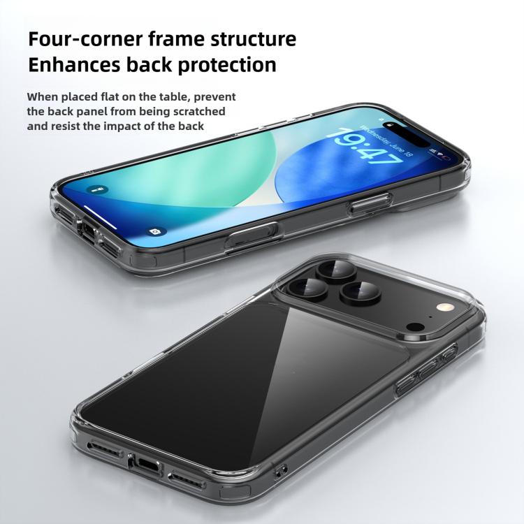 Kalebol Ice-clear Shockproof Phone Case, For iPhone 17 Pro Max, For iPhone 17 Pro, For iPhone 17, For iPhone Air