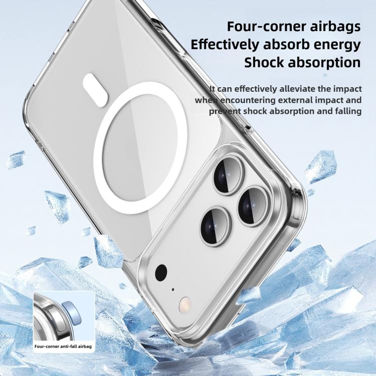 Kalebol Ice-clear MagSafe Anti-drop Phone Case, For iPhone 17 Pro Max, For iPhone 17 Pro, For iPhone 17, For iPhone Air