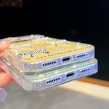Diamond Glitter Bow-knot Four-Corner Shockproof Phone Case, For iPhone 13