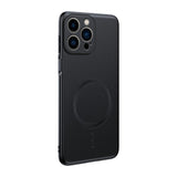 Plain Leather MagSafe Shockproof Phone Case, For iPhone 15, For iPhone 14 Plus, For iPhone 14, For iPhone 14 Pro, For iPhone 14 Pro Max, For iPhone 13 Pro Max, For iPhone 13 Pro, For iPhone 13