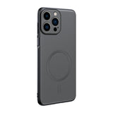 Plain Leather MagSafe Shockproof Phone Case, For iPhone 15, For iPhone 14 Plus, For iPhone 14, For iPhone 14 Pro, For iPhone 14 Pro Max, For iPhone 13 Pro Max, For iPhone 13 Pro, For iPhone 13