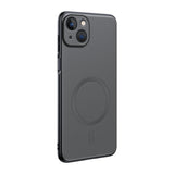 Plain Leather MagSafe Shockproof Phone Case, For iPhone 15, For iPhone 14 Plus, For iPhone 14, For iPhone 14 Pro, For iPhone 14 Pro Max, For iPhone 13 Pro Max, For iPhone 13 Pro, For iPhone 13