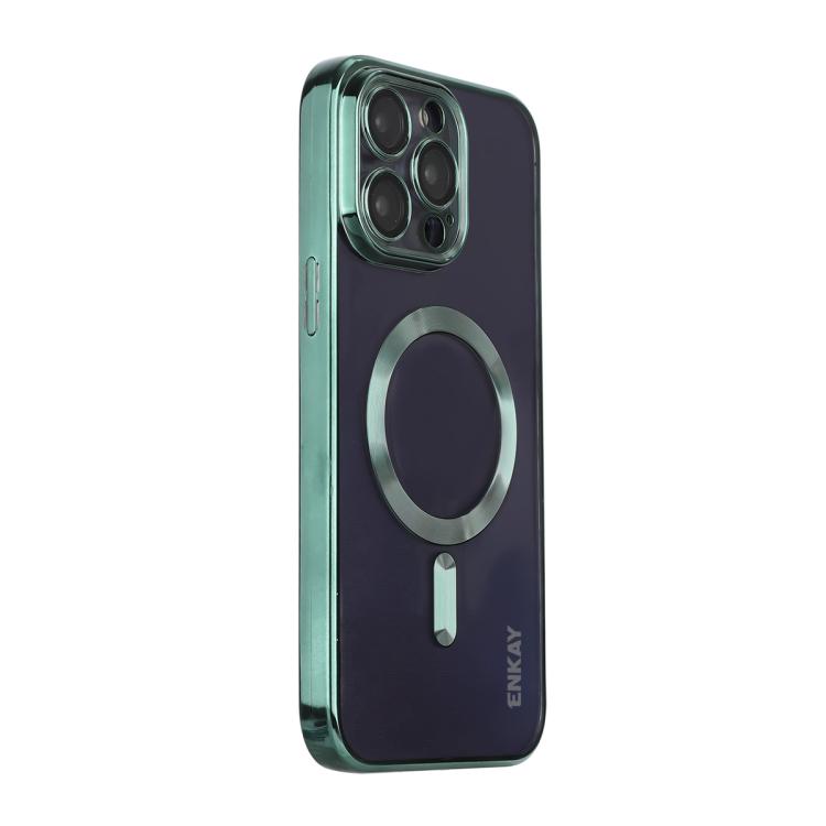 ENKAY Hat-Prince Magsafe Electroplated TPU Clear Shockproof Phone Case, For iPhone 17 Pro Max, For iPhone 17 Pro, For iPhone 17, For iPhone Air, For iPhone 16 Pro Max, For iPhone 16 Pro