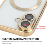 ENKAY Hat-Prince Magsafe Electroplated TPU Clear Shockproof Phone Case, For iPhone 16 Plus, For iPhone 16