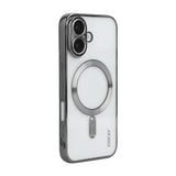 ENKAY Hat-Prince Magsafe Electroplated TPU Clear Shockproof Phone Case, For iPhone 16 Plus, For iPhone 16