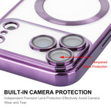 ENKAY Hat-Prince Magsafe Electroplated TPU Clear Shockproof Phone Case, For iPhone 17 Pro Max, For iPhone 17 Pro, For iPhone 17, For iPhone Air, For iPhone 16 Pro Max, For iPhone 16 Pro