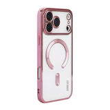 ENKAY Hat-Prince Magsafe Electroplated TPU Clear Shockproof Phone Case, For iPhone 17 Pro Max, For iPhone 17 Pro, For iPhone 17, For iPhone Air, For iPhone 16 Pro Max, For iPhone 16 Pro