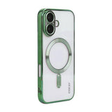 ENKAY Hat-Prince Magsafe Electroplated TPU Clear Shockproof Phone Case, For iPhone 17 Pro Max, For iPhone 17 Pro, For iPhone 17, For iPhone Air, For iPhone 16 Pro Max, For iPhone 16 Pro