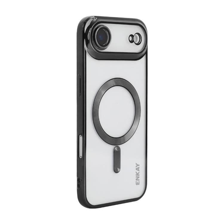 ENKAY Hat-Prince Magsafe Electroplated TPU Clear Shockproof Phone Case, For iPhone 17 Pro Max, For iPhone 17 Pro, For iPhone 17, For iPhone Air, For iPhone 16 Pro Max, For iPhone 16 Pro