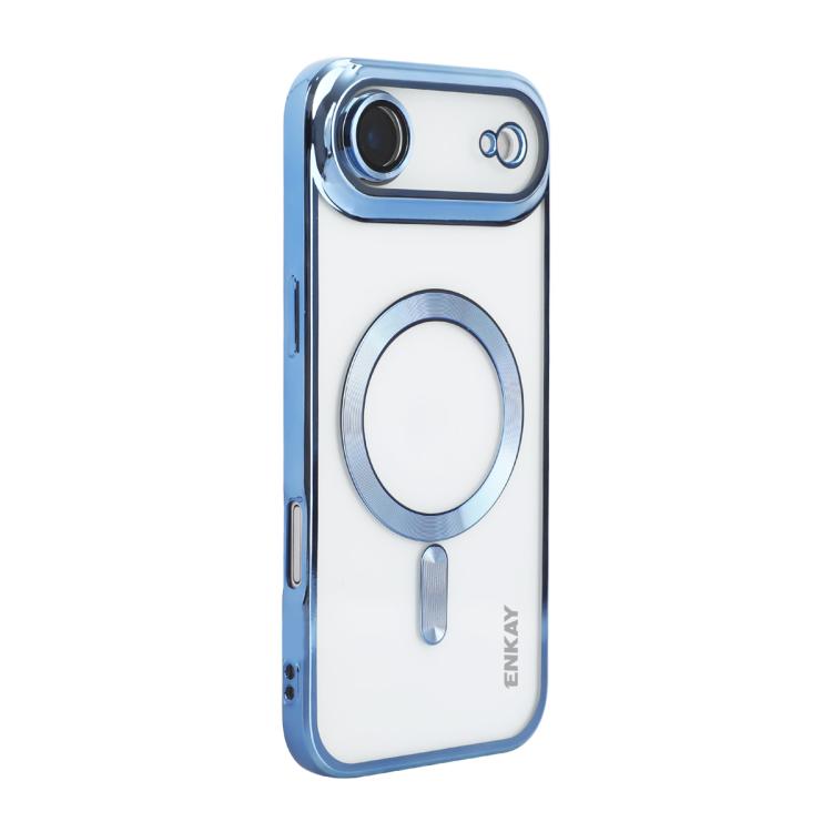 ENKAY Hat-Prince Magsafe Electroplated TPU Clear Shockproof Phone Case, For iPhone 17 Pro Max, For iPhone 17 Pro, For iPhone 17, For iPhone Air, For iPhone 16 Pro Max, For iPhone 16 Pro