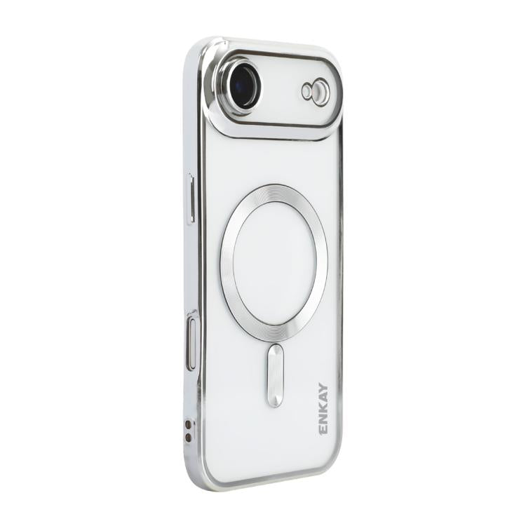 ENKAY Hat-Prince Magsafe Electroplated TPU Clear Shockproof Phone Case, For iPhone 17 Pro Max, For iPhone 17 Pro, For iPhone 17, For iPhone Air, For iPhone 16 Pro Max, For iPhone 16 Pro