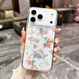 Fresh Small Floral Epoxy TPU Phone Case, For iPhone 17 Pro Max, For iPhone 17 Pro, For iPhone 17, For iPhone Air