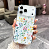Fresh Small Floral Epoxy TPU Phone Case, For iPhone 17 Pro Max, For iPhone 17 Pro, For iPhone 17, For iPhone Air