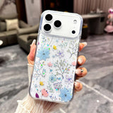 Fresh Small Floral Epoxy TPU Phone Case, For iPhone 17 Pro Max, For iPhone 17 Pro, For iPhone 17, For iPhone Air