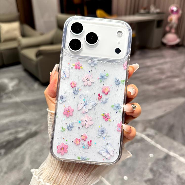 Fresh Small Floral Epoxy TPU Phone Case, For iPhone 17 Pro Max, For iPhone 17 Pro, For iPhone 17, For iPhone Air