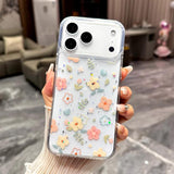 Fresh Small Floral Epoxy TPU Phone Case, For iPhone 17 Pro Max, For iPhone 17 Pro, For iPhone 17, For iPhone Air