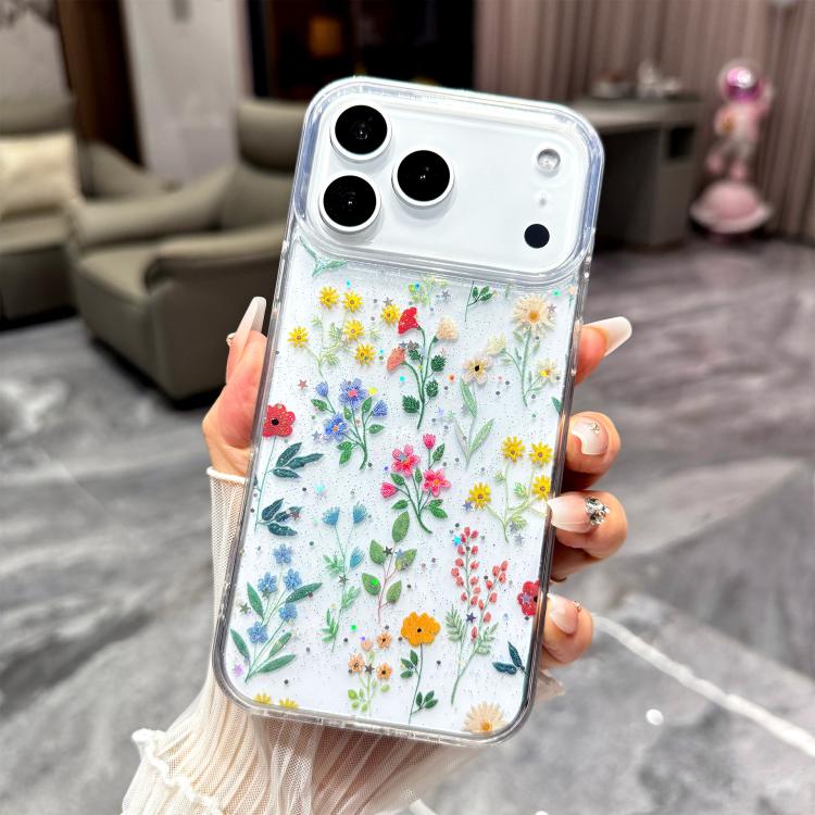 Fresh Small Floral Epoxy TPU Phone Case, For iPhone 17 Pro Max, For iPhone 17 Pro, For iPhone 17, For iPhone Air