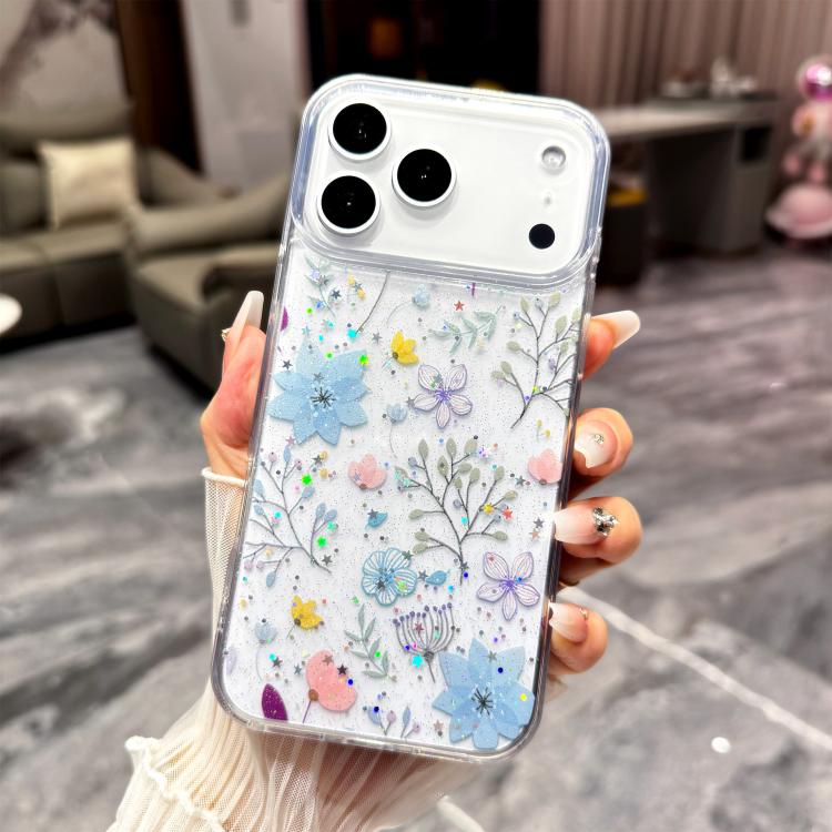 Fresh Small Floral Epoxy TPU Phone Case, For iPhone 17 Pro Max, For iPhone 17 Pro, For iPhone 17, For iPhone Air
