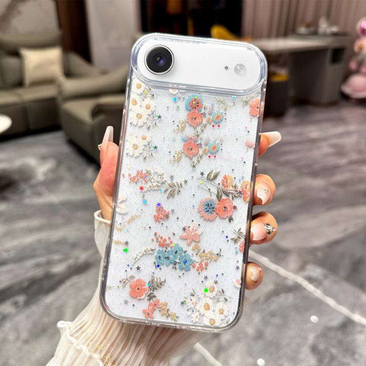 Fresh Small Floral Epoxy TPU Phone Case, For iPhone 17 Pro Max, For iPhone 17 Pro, For iPhone 17, For iPhone Air