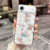 Fresh Small Floral Epoxy TPU Phone Case, For iPhone 17 Pro Max, For iPhone 17 Pro, For iPhone 17, For iPhone Air