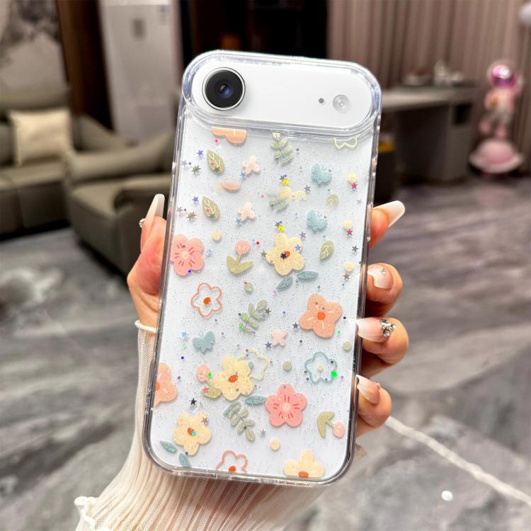 Fresh Small Floral Epoxy TPU Phone Case, For iPhone 17 Pro Max, For iPhone 17 Pro, For iPhone 17, For iPhone Air