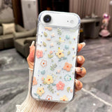 Fresh Small Floral Epoxy TPU Phone Case, For iPhone 17 Pro Max, For iPhone 17 Pro, For iPhone 17, For iPhone Air