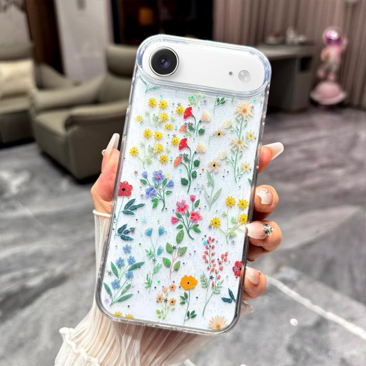 Fresh Small Floral Epoxy TPU Phone Case, For iPhone 17 Pro Max, For iPhone 17 Pro, For iPhone 17, For iPhone Air