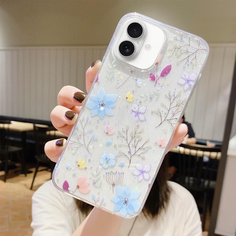 Fresh Small Floral Epoxy TPU Phone Case, For iPhone 17 Pro Max, For iPhone 17 Pro, For iPhone 17, For iPhone Air