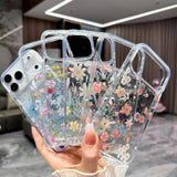 Fresh Small Floral Epoxy TPU Phone Case, For iPhone 17 Pro Max, For iPhone 17 Pro, For iPhone 17, For iPhone Air