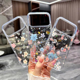 Fresh Small Floral Epoxy TPU Phone Case, For iPhone 17 Pro Max, For iPhone 17 Pro, For iPhone 17, For iPhone Air