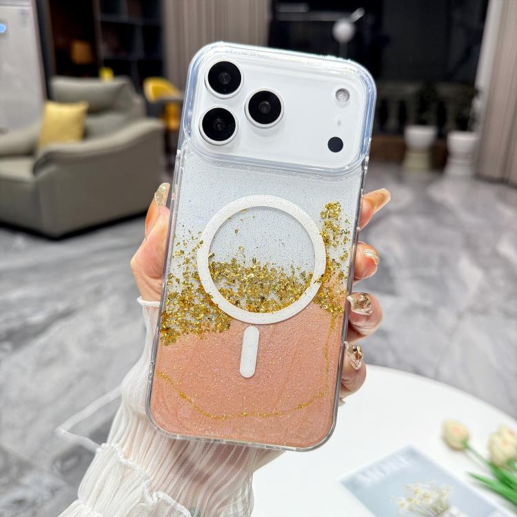 Gilding MagSafe Hybrid Clear TPU Phone Case, For iPhone 17 Pro Max, For iPhone 17 Pro, For iPhone 17, For iPhone Air