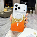 Gilding MagSafe Hybrid Clear TPU Phone Case, For iPhone 17 Pro Max, For iPhone 17 Pro, For iPhone 17, For iPhone Air